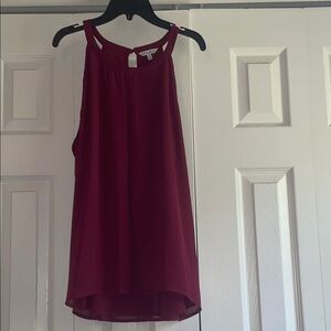 Naked Zebra Deep Red Tank Top